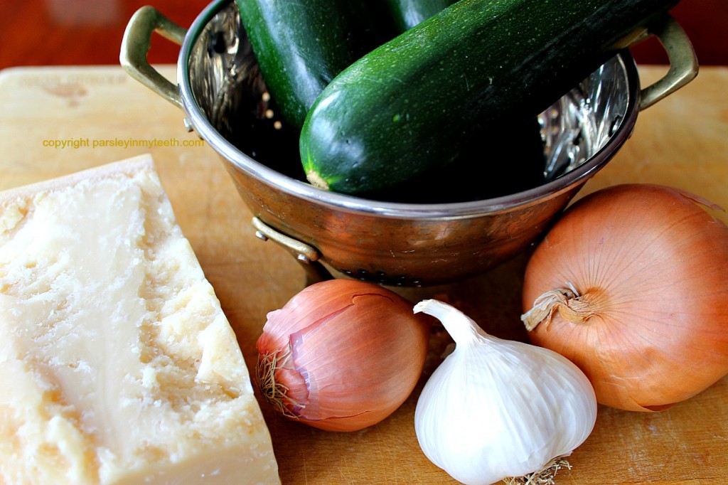 Zucchini Fritters ingredients