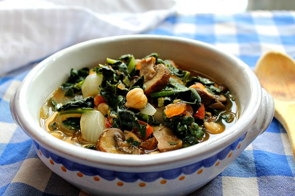 Tuscan Kale & Mushroom Soup 1