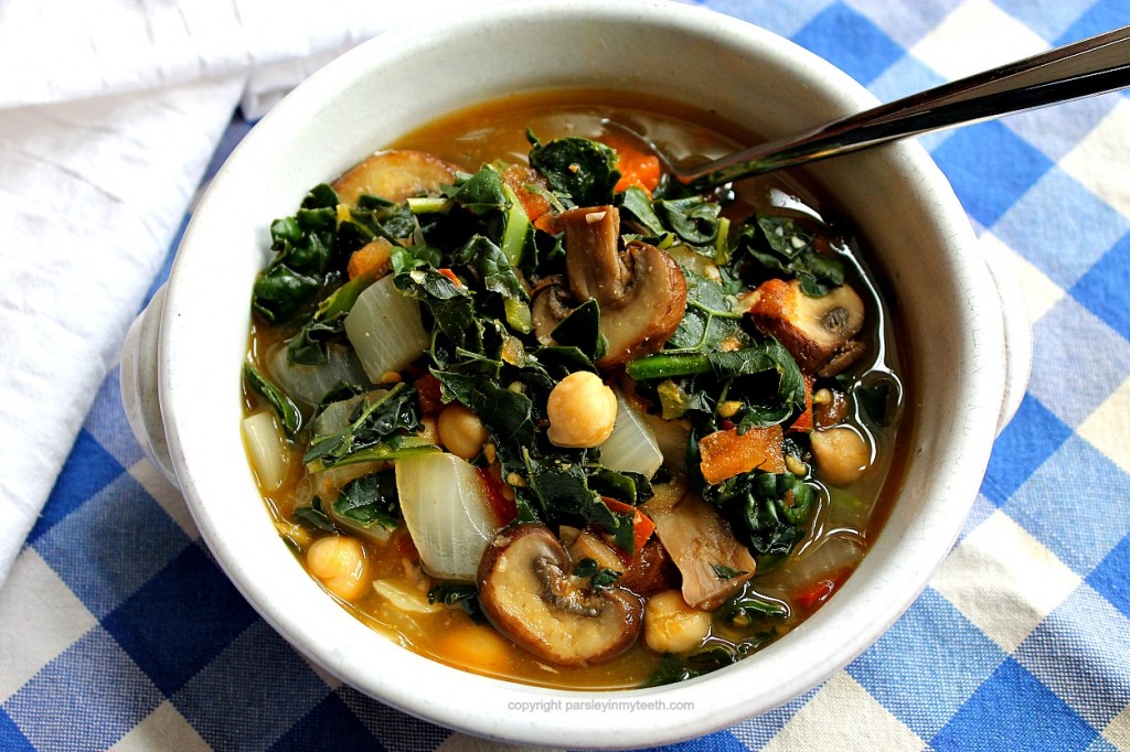 Tuscan Kale & Mushroom Soup 3