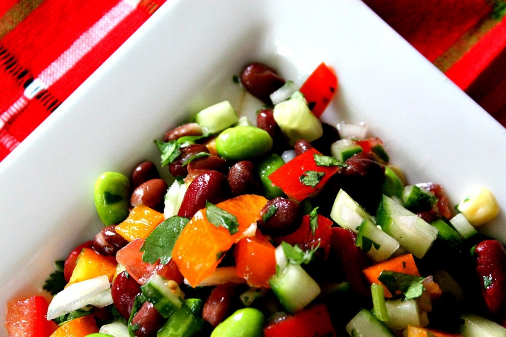 Kidney & Black Bean Salad Edamame Cilantro Lime 3