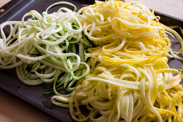 Zucchini & Yellow Squash Noodles by Parsley In My Teeth