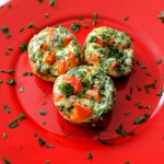 Mini Frittatas with Red Pepper Parsley & Parmesan Cheese