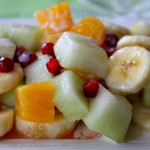 Easy Fruit Salad with Meyer Lemon Cashew Dressing