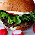 Spicy Bean Burgers with Chipotle Mayo