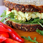 No-Egg Salad Sandwich with Arugula & Sun-dried Tomato