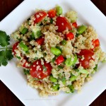 Spring Quinoa & Edamame Salad with Meyer Lemon Dressing
