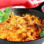Tomato & Onion Gratin with Herbed Breadcrumbs