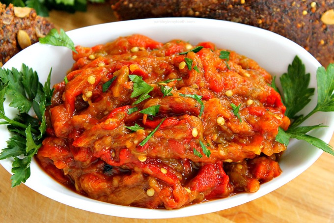 Roasted Red Pepper & Eggplant Spread