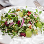 Einkorn Wheat Berry & Microgreens Salad