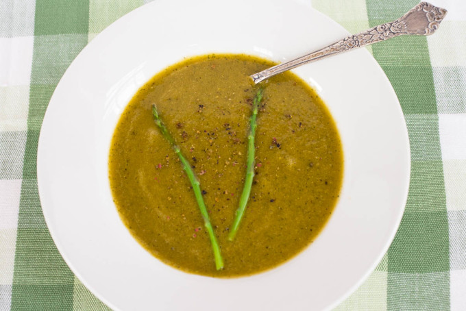 Zucchini & Asparagus Soup by Parlsey In My Teeth