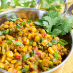 Yellow Lentil Curry with Sweet Corn