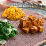 Ethiopian Tofu W’at, Lemon Mustard Lentils & Gingered Kale with Teff Injera + GIVEAWAY WINNERS!
