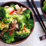 Tofu Broccoli & Shitake Mushroom Stir-Fry