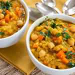 Chickpea Carrot & Red Lentil Soup