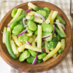 Fava Bean Salad with Lemon-Cilantro Dressing