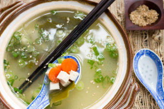 Traditional Miso Soup by Parsley In My Teeth, healthy easy soup